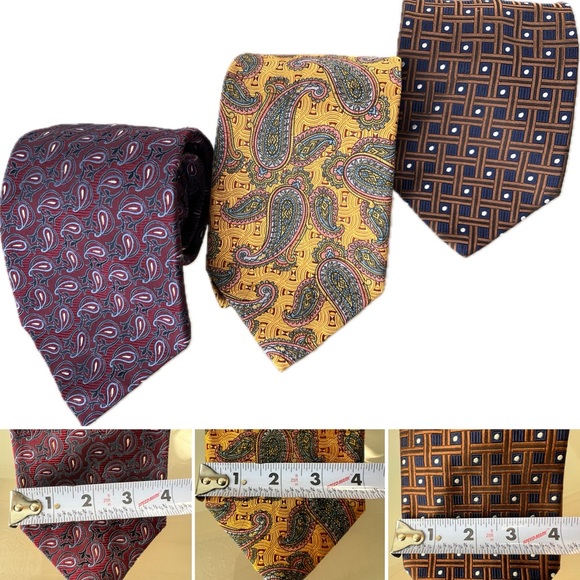 👔3️⃣Tie Lot of 3 Robert Talbott Best of Class Nordstrom Silk Neck Ties/Neckties - Picture 6 of 15